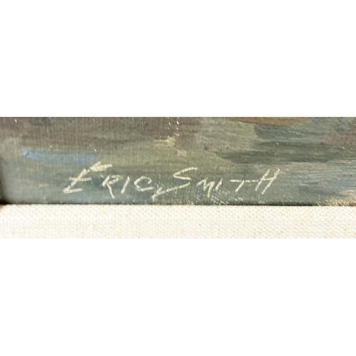 150 - ERIC SMITH (B.1932, St Andrew, Jamaica), 'Hills of Porus, Jamaica', oil on canvas, 60cm x 45cm, sign... 