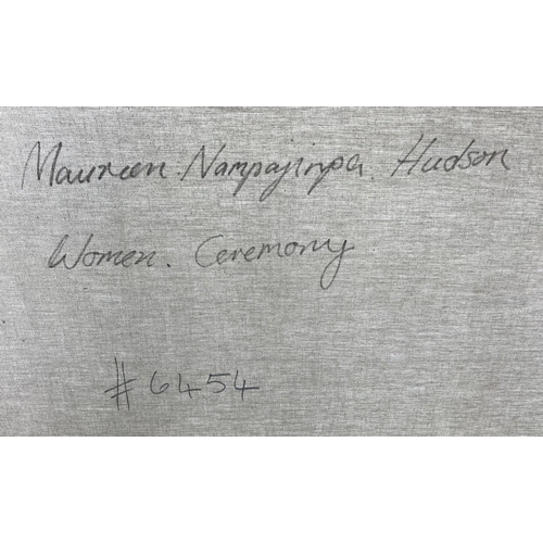 153 - MAUREEN HUDSON NAMPITJINPA (Australian Aboriginal b. 1959) 'Women Ceremony', oil on canvas, 193cm x ... 