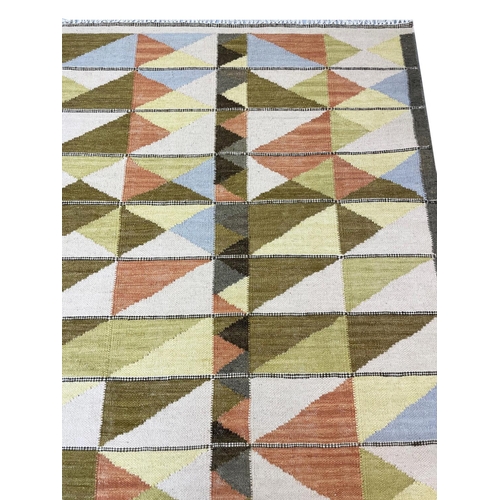 212 - FINE SCANDINAVIAN DESIGN KILIM, 301cm x 198cm.