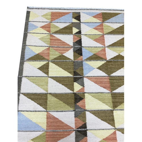 212 - FINE SCANDINAVIAN DESIGN KILIM, 301cm x 198cm.