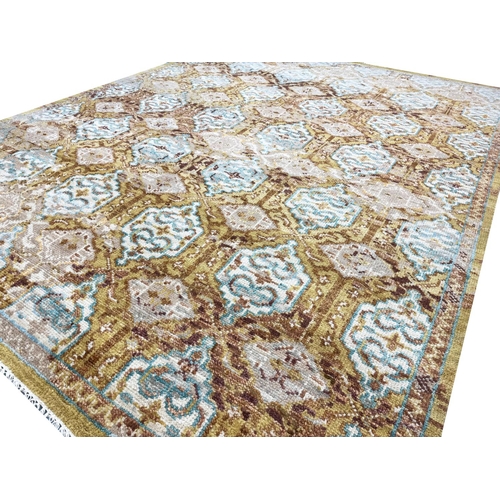 216 - FINE CONTEMPORARY ANATOLIAN DESIGN CARPET, 302cm x 241cm.