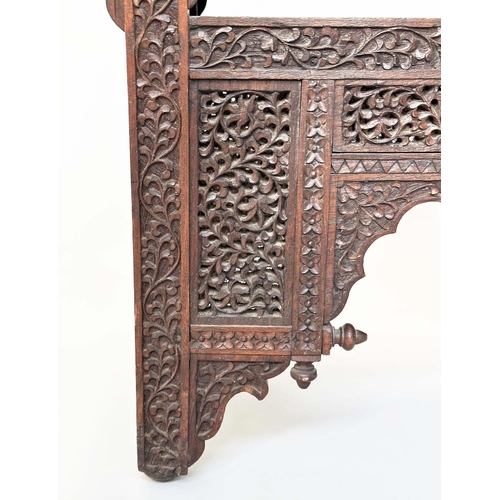 272 - LIBERTY MOORISH OCCASIONAL TABLE, 19th century North Indian carved Moorish hardwood, 80cm W x 67cm H... 