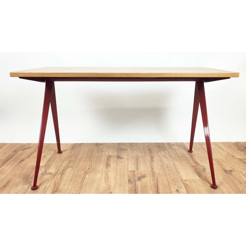 410 - VITRA COMPAS DESK, by Jean Prouvé, 125cm x 60cm x 73cm.