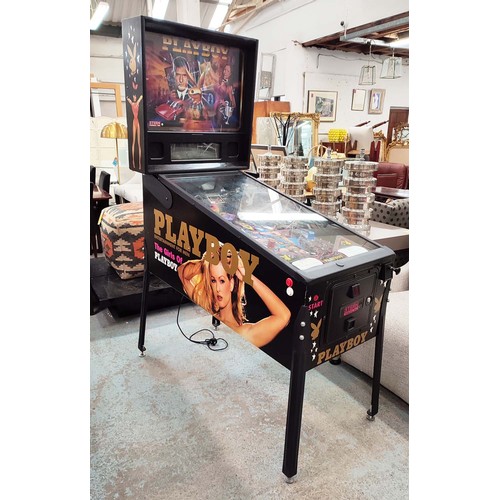 400 - STERN PLAYBOY PINBALL MACHINE, 2002, 140cm x 70.5cm 193cm approx.