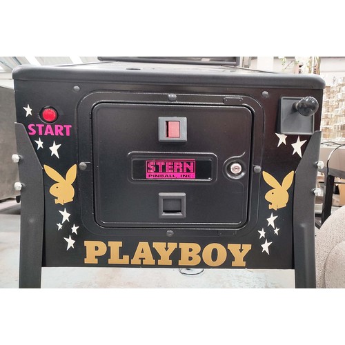 400 - STERN PLAYBOY PINBALL MACHINE, 2002, 140cm x 70.5cm 193cm approx.