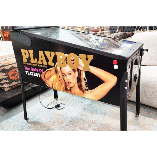 400 - STERN PLAYBOY PINBALL MACHINE, 2002, 140cm x 70.5cm 193cm approx.