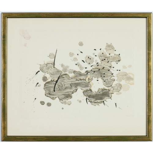 184 - JOAN MIRO, Abstract set of 9 lithographs from Trace sur I’Eau (Trace on the watercolour), 1963. Ref ... 