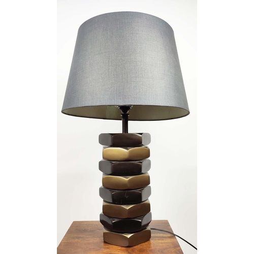 652 - ROBERT LANGFORD TABLE LAMP, with shade, 80cm H.