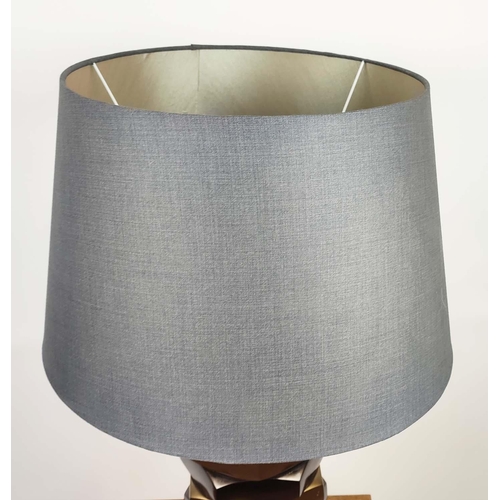 652 - ROBERT LANGFORD TABLE LAMP, with shade, 80cm H.