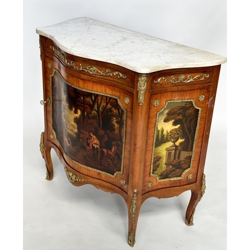 249 - SIDE CABINET, 88cm H x 96cm W x 46cm D, French Louis XV style kingwood and gilt metal mounted of ser... 