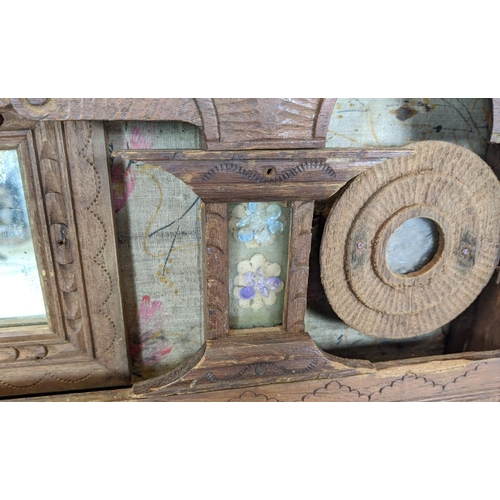 146 - CHINESE WOODEN CHEST, with a fitted interior apparently a make up chest, 61cm W x 37cm D x 43cm H, f... 