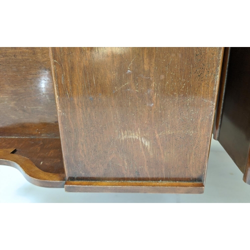 151 - BEDSIDE CABINETS, a pair, Art Deco walnut, each  with two doors, 56cm W x 79cm H x 43cm D. (2)