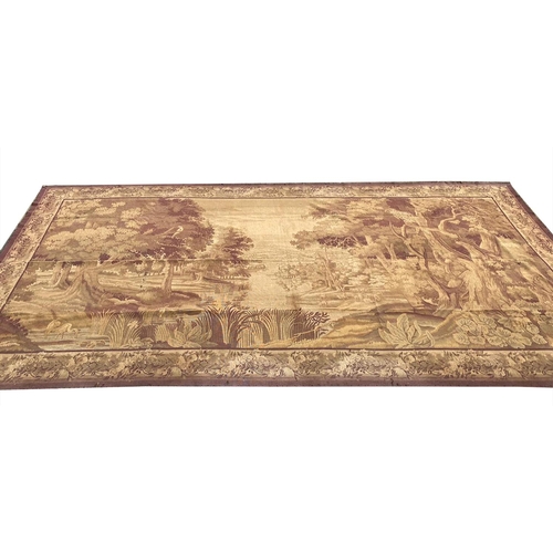 18 - FRENCH VERDURE DESIGN TAPESTRY, 438cm x 225cm.