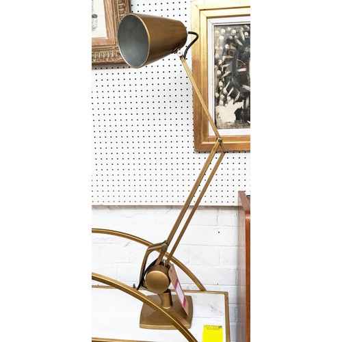 486 - HADRILL & HORSTMAN STYLE COUNTER BALANCE DESK LAMP, 81cm H.