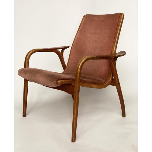 501 - SWEDESE LAMINETT ARMCHAIR BY VINGHE EKSTROM, 78cm H.