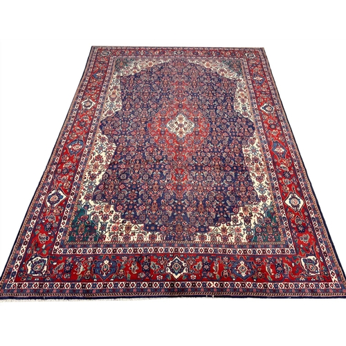 88 - FINE PERSIAN TABRIZ HERATI DESIGN CARPET, 315cm x 222cm.