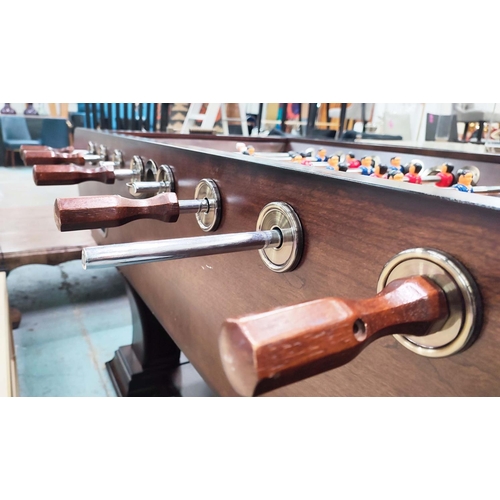 301 - FOOTBALL TABLE, Art Deco style design, 175cm x 129cm x 89cm.