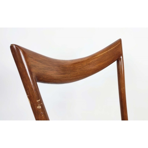 391 - ATTRIBUTED CONRAN MANILA CHAIRS, a set of six, by Val Padilla, 86cm H. (6)