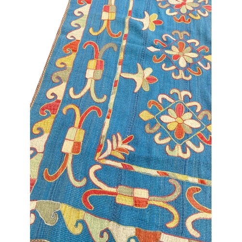 87 - SUZANI KILIM, 205cm x 170cm.