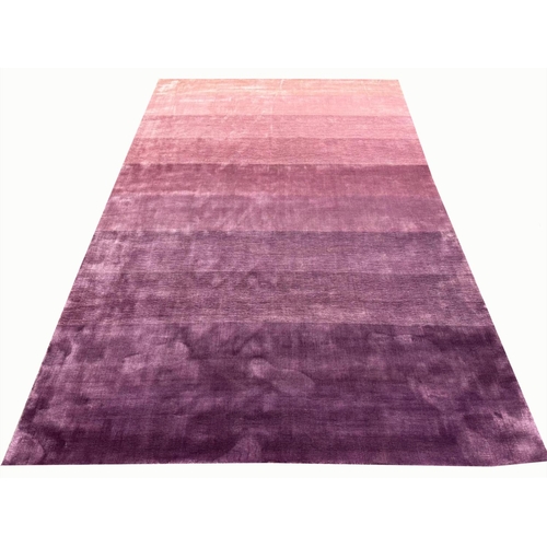 88 - CONTEMPORARY BAMBOO SILK CARPET, 298cm x 200cm.