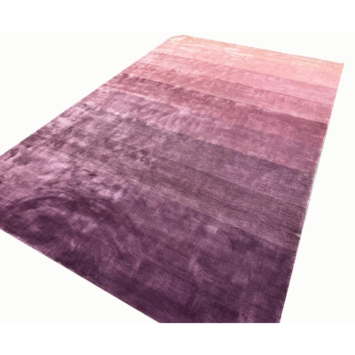 88 - CONTEMPORARY BAMBOO SILK CARPET, 298cm x 200cm.