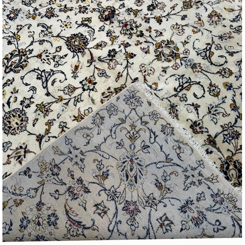 94 - FINE PERSIAN KASHAN CARPET, 347cm x 240cm.