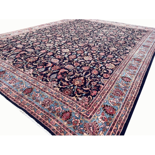 95 - FINE PERSIAN SAFAVID DESIGN CARPET, 390cm x 303cm.