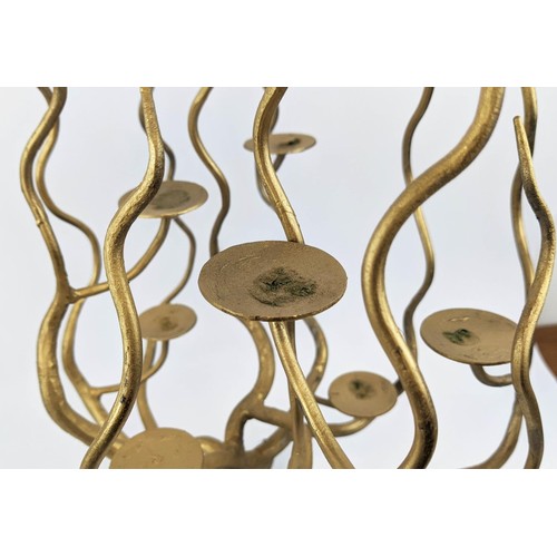 397 - TABLE 'TREE BRANCH' CANDELABRA, a set of four, naturalistic design, 49cm H. (4)