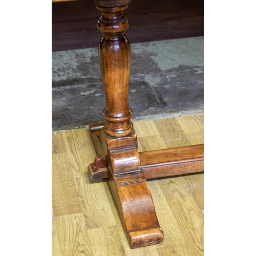 130 - REFECTORY TABLE, solid fruitwood of recent manufacture, approx 86cm D x 180cm L x 78cm H.