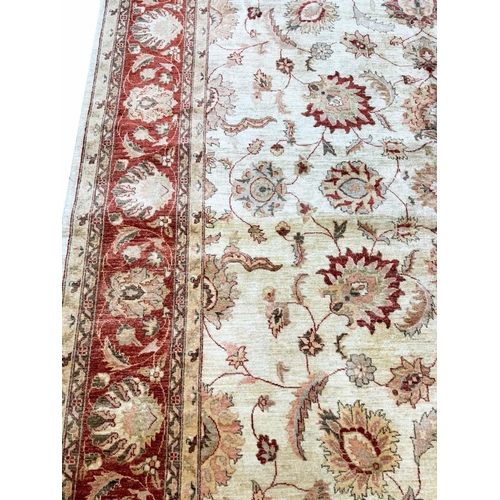 93 - FINE SULTANABAD CARPET, 308cm x 243cm.