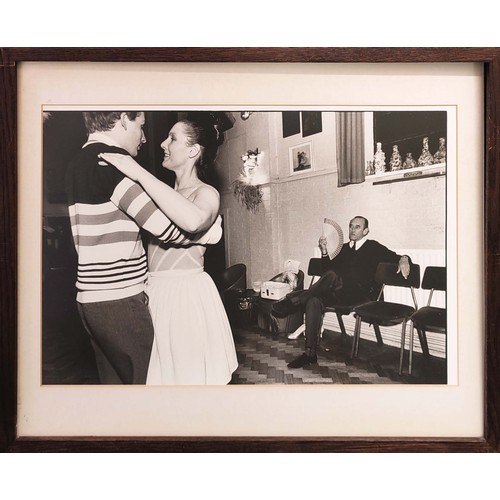 69 - DANIEL MEADOWS, 'Watching the dance I', silver gelatin, 27cm x 45cm, signed, framed.