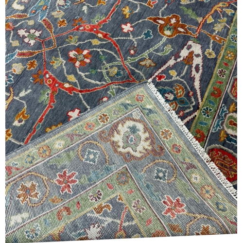 150 - FINE CONTEMPORARY OUSHAK CARPET, 342cm x 248cm.