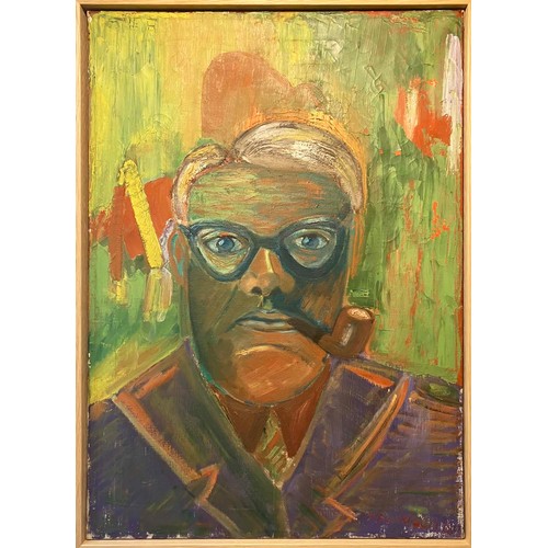 98 - K BENDTSEN, 'Portrait', oil on canvas, 70cm x 50cm, signed and dated, framed.