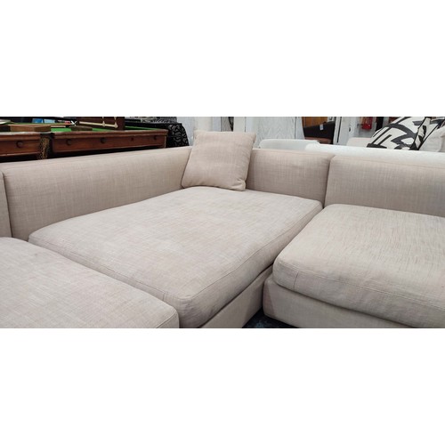 551 - CAMERICH CLOUD CORNER SOFA, 67cm H x 325cm L x 210cm W x 113cm D, Seat Height 43cm