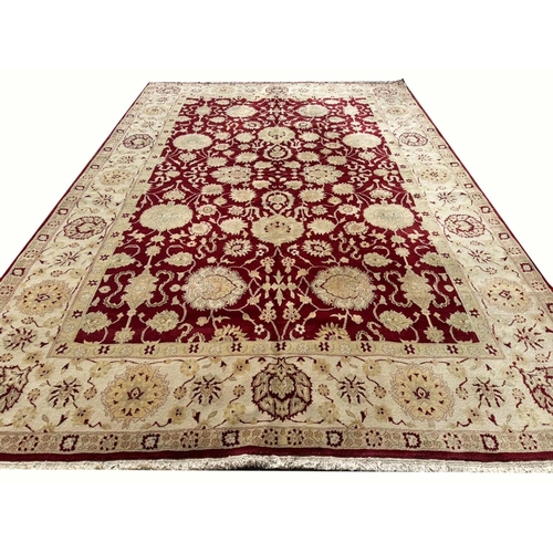 100 - FINE AGRA CARPET, 410cm x 290cm.