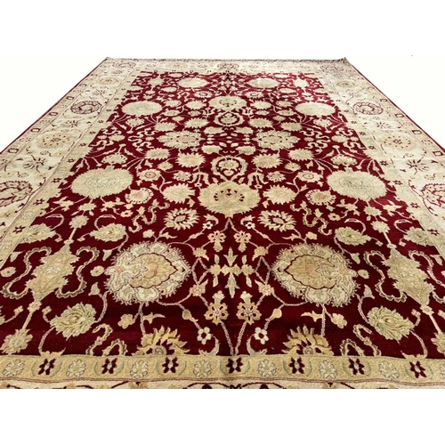 100 - FINE AGRA CARPET, 410cm x 290cm.