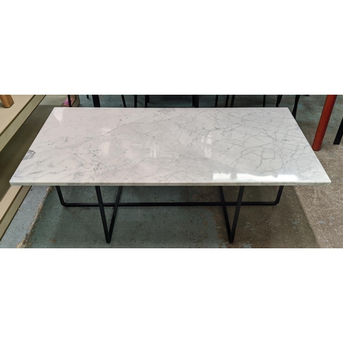 537 - OX DENMARQ NINETY TABLE, by Dennis Marquart, 120cm x 60cm x 41cm.