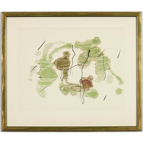 66 - JOAN MIRO, abstract set of 6 lithographs from Trace Sur I’Eau (Trace on the watercolour). Ref: Mourl... 