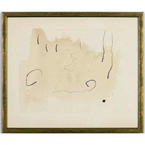 66 - JOAN MIRO, abstract set of 6 lithographs from Trace Sur I’Eau (Trace on the watercolour). Ref: Mourl... 