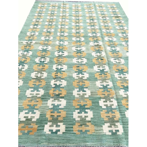 93 - SCANDINAVIAN DESIGN KILIM, 294cm x 200cm.