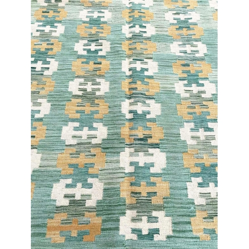 93 - SCANDINAVIAN DESIGN KILIM, 294cm x 200cm.