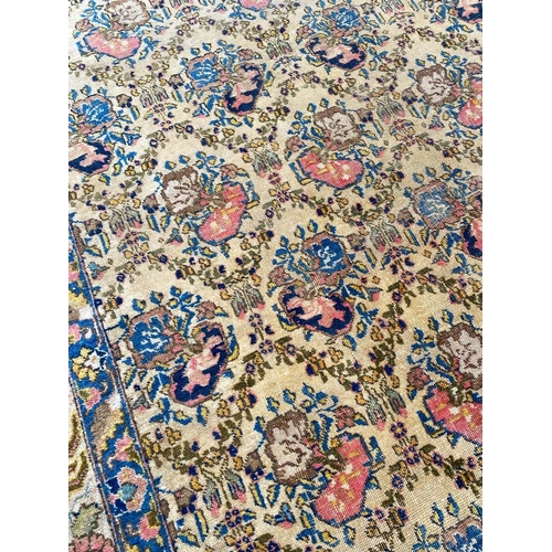 97 - ANTIQUE TAB RIZ 'MOSTOFI' DESIGN CARPET, 300cm x 215cm.