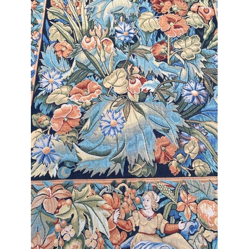 99 - VINTAGE FRENCH TAPESTRY, 190cm x 135cm.