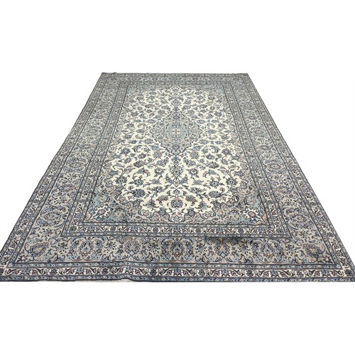 103 - FINE PERSIAN ISPHAHAN DESIGN CARPET, 350cm x 243cm.