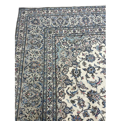 103 - FINE PERSIAN ISPHAHAN DESIGN CARPET, 350cm x 243cm.