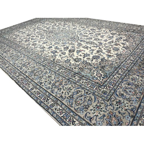 103 - FINE PERSIAN ISPHAHAN DESIGN CARPET, 350cm x 243cm.