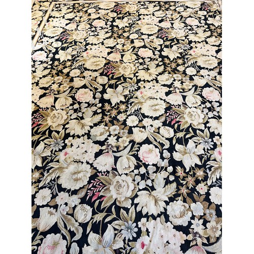 111 - AUBUSSON NEEDLEPOINT CARPET, 400cm x 280cm.