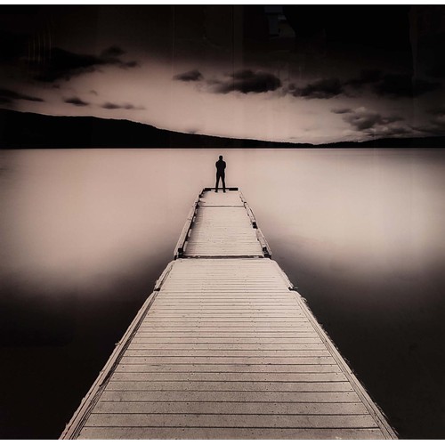 554 - THIERRY VANHUYSSE, 'Silence', photo on plexiglass, 100cm x 100cm, label verso, with certification.