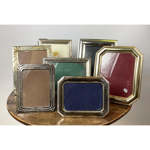 5 - PHOTO FRAMES, a collection of seven, Peruvian silver and others with embossed decoration. (7)