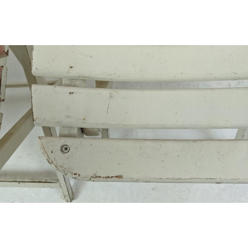 470 - ATTRIBUTED TO TRICONFORT DINING CHAIRS, a set of three, vintage 20th century French, 80cm H each. (3... 